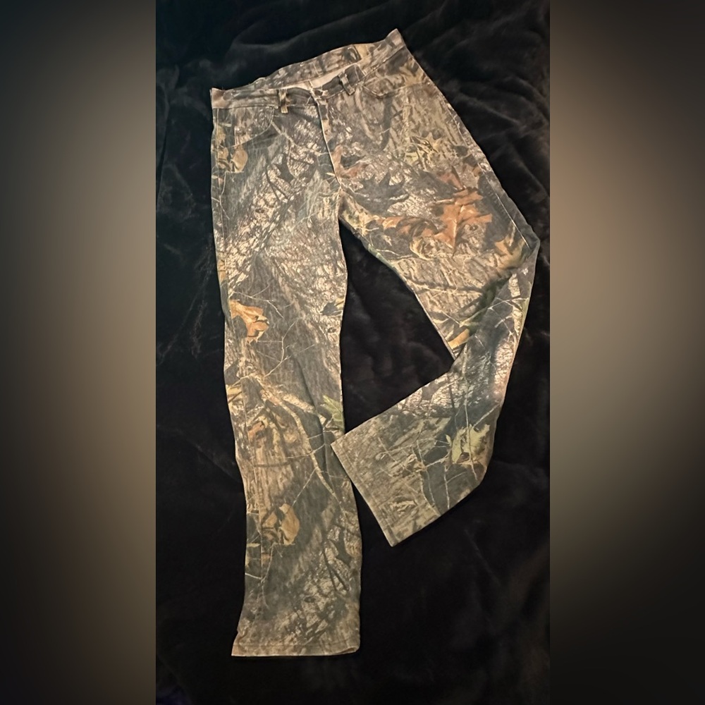 Vintage Wrangler Mossy Oak Camo Jeans Mens 34x36 Pro Gear  Hunting Pants *READ